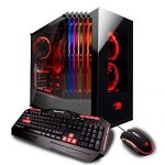 iBUYPOWER Skilled Gaming Desktop PC ELEMENT003i Intel i7-8700K 3.7 GHz, NVIDIA Geforce GTX 1080 8GB, 16GB DDR4 RAM, 2TB HDD, 480GB SSD, Liquid Cooled, 802.11AC WiFi, Catch 10 Dwelling, VR Ready