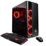 CYBERPOWERPC GXiVR8080A3 Overclockable Gaming PC Desktop (Liquid Cooled i7-8700K 3.7GHz, Z370 Motherboard, 16GB DDR4, NVIDIA GeForce RTX 2080 8GB, 240GB SSD, 1TB HDD, 802.11AC WiFi & Score 10) Dim
