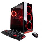 CYBERPOWERPC Gamer Xtreme VR GXiVR8020A6 Gaming PC (Intel Core i5-9400F 2.9GHz, 8GB DDR4, AMD Radeon RX 580 4GB, 1TB HDD, 802.11AC WiFi, Win10 Home) Gloomy