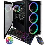 CUK Stratos Micro Gaming Desktop (Liquid Cooled Intel i9-9900K, 32GB DDR4 RAM, 1TB NVMe SSD + 2TB HDD, NVIDIA GeForce RTX 2080 Extensive 8GB, 750W Gold PSU, Windows 10 Dwelling) Gamer PC Computer